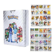 55 PCS Silver Foil Rare Cards Packs Set Deck Box Including Assorted Latest Vmax GX EX DX V Cards Silver Toy - ValueBox