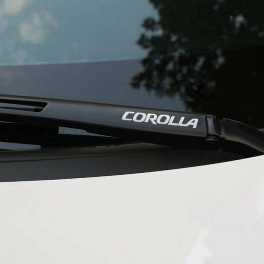 4Pcs sticker Auto Decor Decals Car Window Wiper Stickers For Toyota corolla Auto Decor Car Accessories, Stickers for Car, Car Modification, Car Decoration, Motor bike Stickers - ValueBox