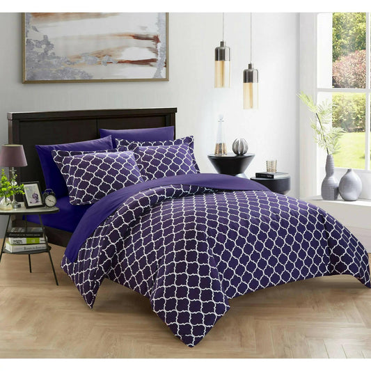 6 PCS Comforter Set Pure Sattin - Csf43