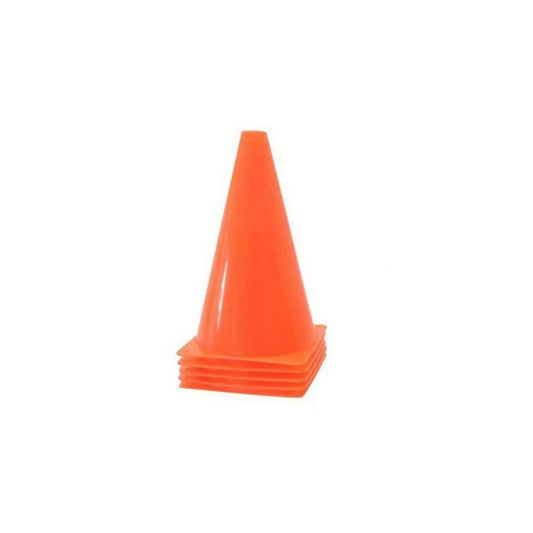Pack of 5 - Training Sports Football Cones - 6" - Orange