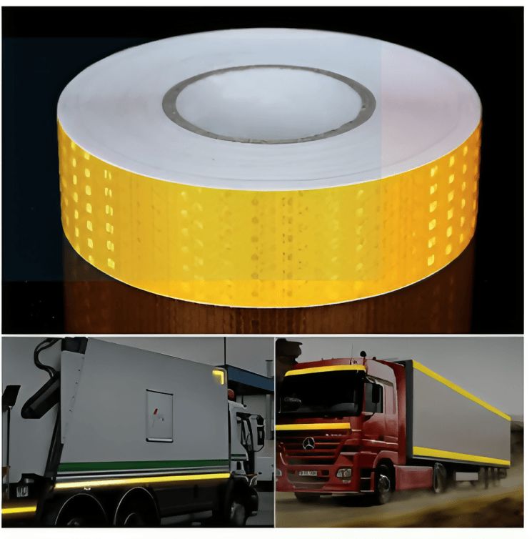 400cmx5cm Safety Mark Reflective Tape Sticker Car Styling Self Adhesive Warning Tape Automobiles Reflective Strip car stickers Sticker car accessories car car stickers honda alto 660cc - ValueBox