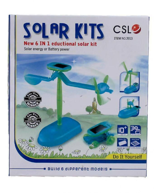 6 in 1 - Educational Solar Kit - White - ValueBox