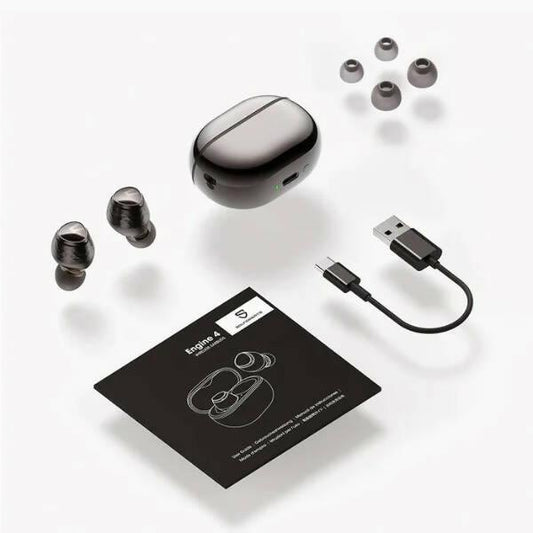 SoundPeats Engine4 HI-RES Audio With LDAC Wireless Earbuds – Black