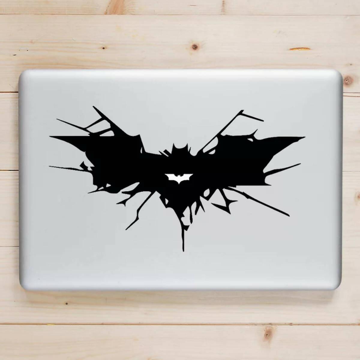 Batman New Logo Vinyl Decal Laptop Sticker, Laptop Stickers by Sticker Studio - ValueBox