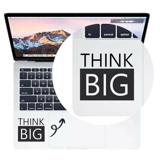 Think Big Laptop Sticker Decal for Girls and Boys, Car Stickers, Wall Stickers High Quality Vinyl Stickers by Sticker Studio