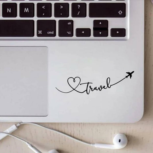 Love Travel Laptop Sticker Decal New Design, Laptop Accessories, Laptop Decoration, Car Stickers, Wall Stickers High Quality Vinyl Stickers by Sticker Studio