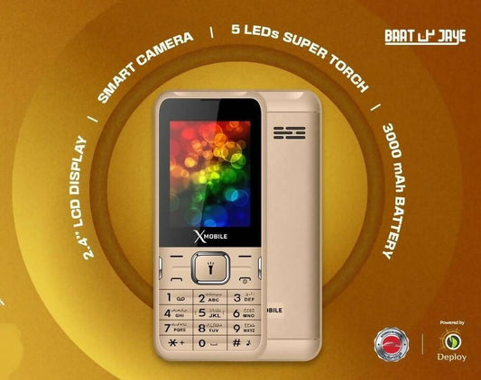 Xmobile SL100 PLUS - 2.4 Inch - 3000mAh Battery - Dual Sim - Wireless FM Radio - Any Color - ValueBox