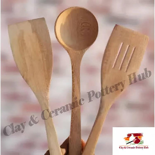 Wooden Kitchen Utensils Set | Wood Kitchen Utensil Set | Non Stick Cookware | Wooden Spatula set - ValueBox