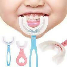U shape Silicon Toothbrush for kids