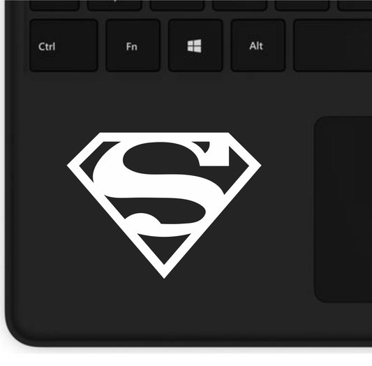 Superman Logo Laptop Sticker Decals, Laptop Stickers by Sticker Studio