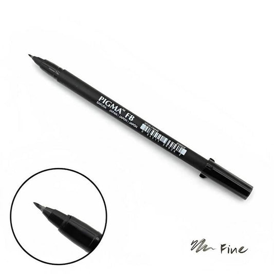 Sakura Pigma Professional Brush Pen â€“ Fine â€“ Black