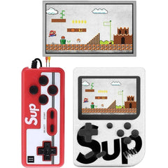 SUP - 2 Player Video Game 400 in 1 Portable Handheld Gaming Console - White - ValueBox