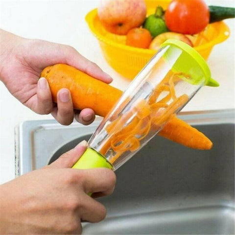 Vegetable peeler with saver box - ValueBox