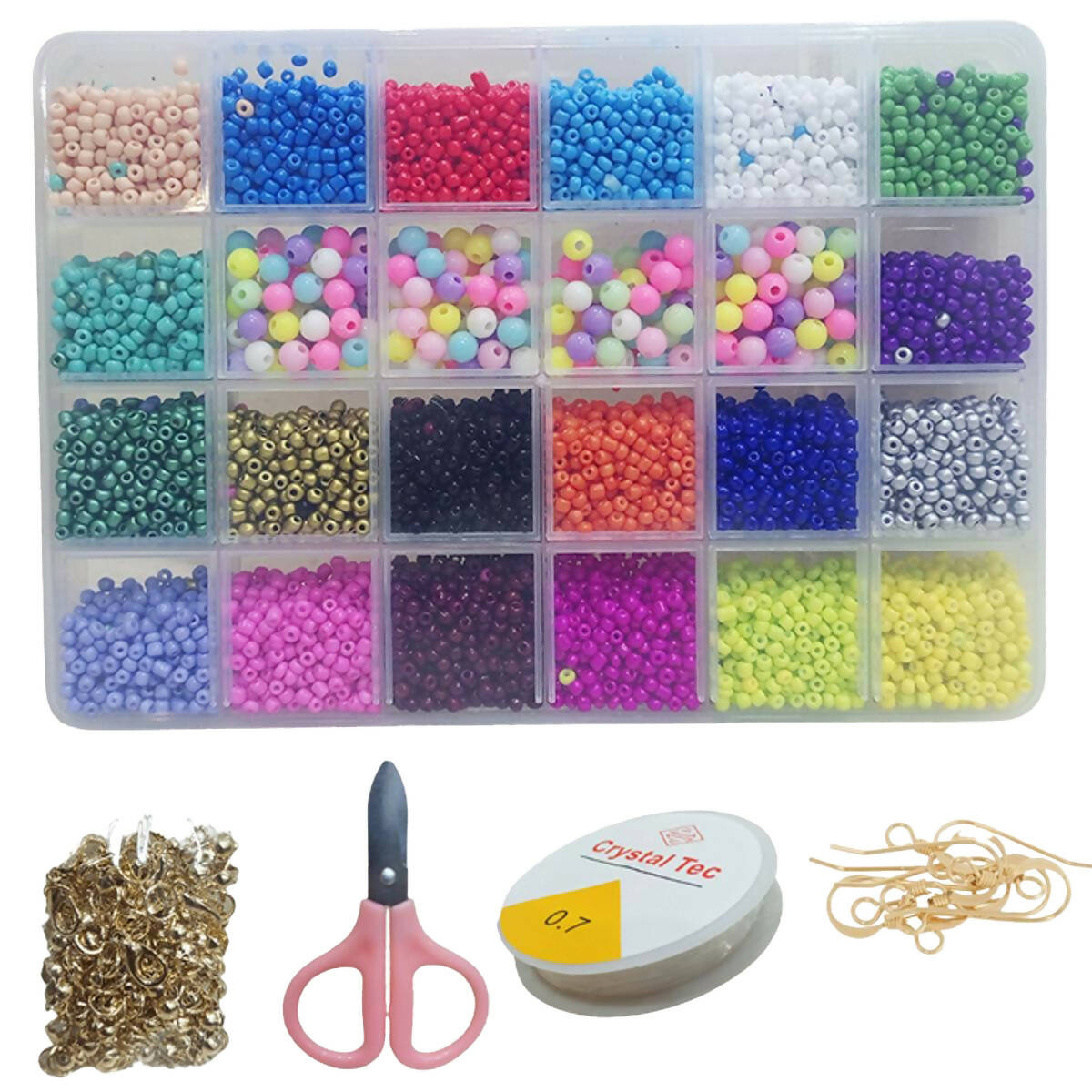 Creative Sting Multicolor Beads Jewelry Activity Set