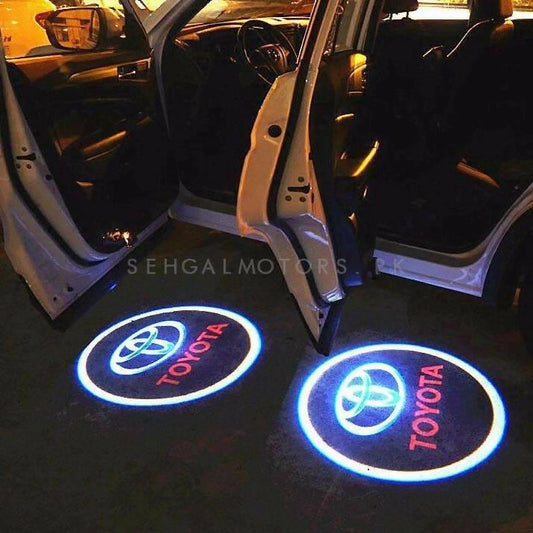 Toyota Ghost Shadow Floor LED Light - Car LED Courtesy Door Projector Light | Door Welcome Light Ghost Shadow Light Lamp
