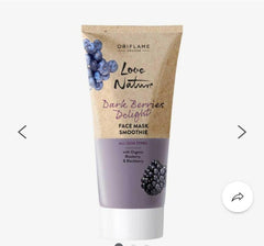 LOVE NATURE Dark Berries Delight Face Mask Smoothie - ValueBox