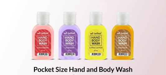 Pack of 4 Different Face wash hand wash Travel size 60ml - ValueBox