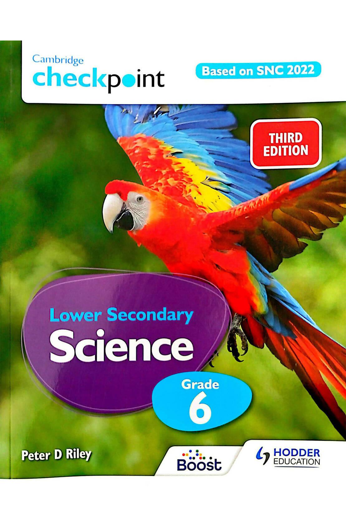 Cambridge Checkpoint Lower Secondary Science Textbook 6 (SNC Aligned, Pakistan Edition - Hodder Cambridge) - ValueBox