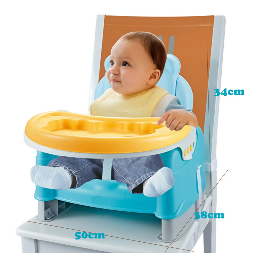 Premium 2-in-1 Foldable Booster Seat