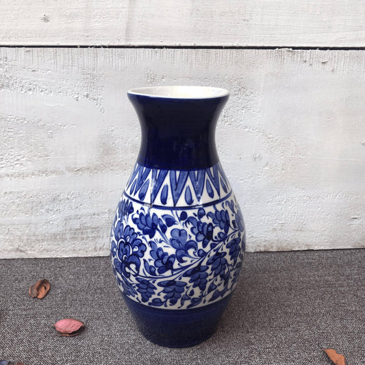 Serina Blue Flower Vase