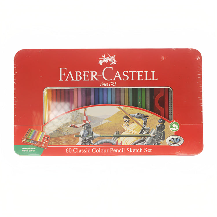 Faber Castell Classic Colour Pencils- 60 Pcs
