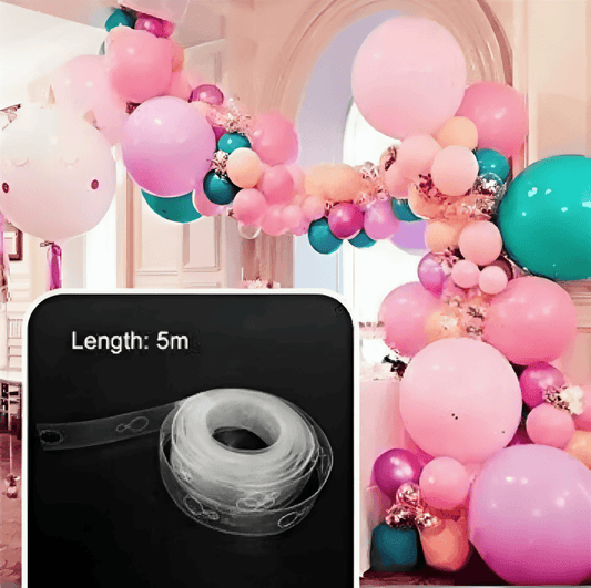 Balloon Arch Kit - 5M Garland Decorating Strip Tape and 100 Removable Glue Sticky Dots Birthday Party.