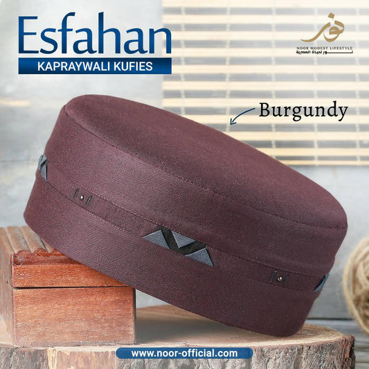 Premium Quality Prayer Cap Esfahan Koofi Prayer Cap Namaz Topi Islamic Hat For Men
