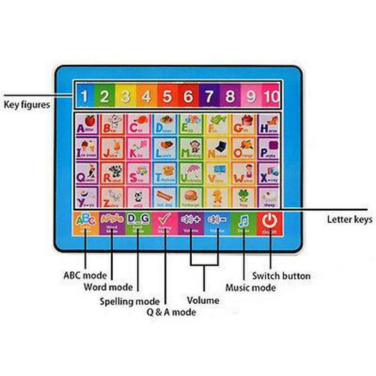 Y-Pad English Learning Touch pad Computer Tablet for Kids - ValueBox