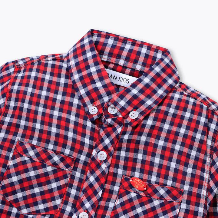 Maroon Checkered Shirt - ValueBox