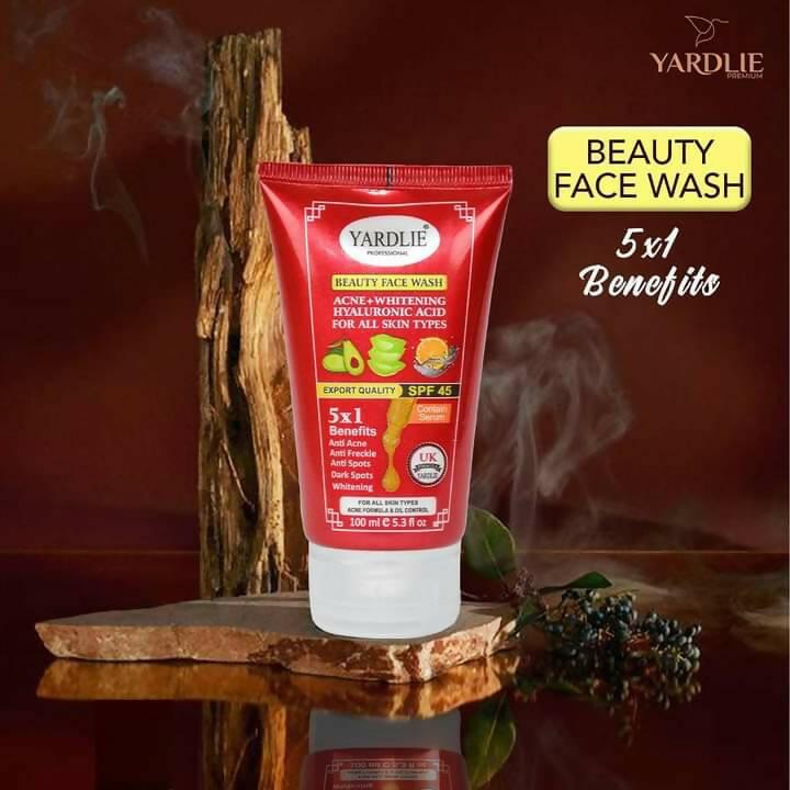 Yardlie Professional Beauty Face Wash + Sunblock SPF45. - ValueBox