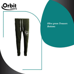 Orbit olive green Trousers Bottoms Best for gyms and Casual wear - ValueBox