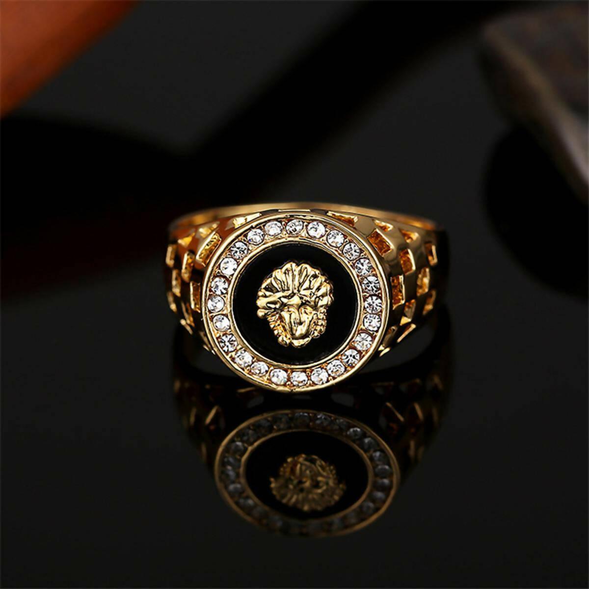 Creative Medusa Ring for Men Inlaid with Zircon Fashion - ValueBox