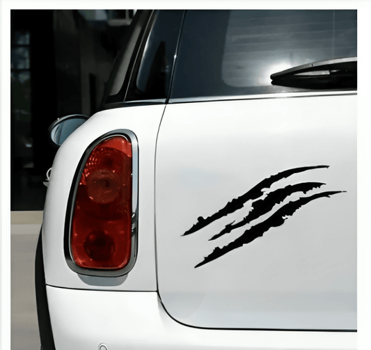 2PCS Car Sticker Scratch Stripe Marks Headlight Decal Creative Scratch Sticker Sticker 40x12cm - ValueBox