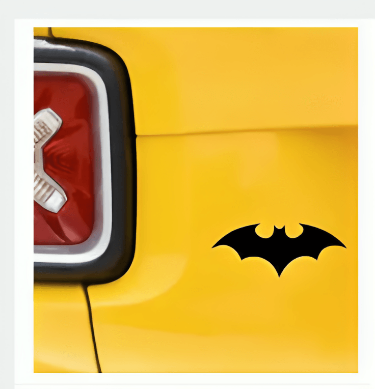 Bat sticker for cars bikes good looking high quality Material sticker Stickers for Car, Car Modification, Car Decoration, Motor bike Stickers - ValueBox