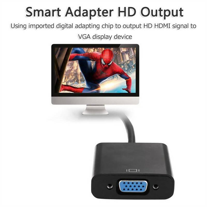 Hdmi To Vga Converter With Sound Audio Cable - ValueBox