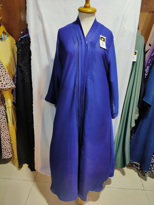 Royal blue plian abaya