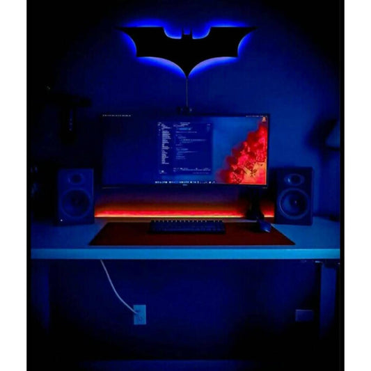 3D Batman Led Wall Lamp - Gaming Decor - Aesthetic room decor - Color Black