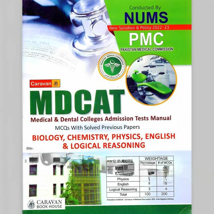 Caravan NUMS MDCAT PMC Manual | MCQs With Solved Past Papers | Carvan Book House | Books n Books - ValueBox