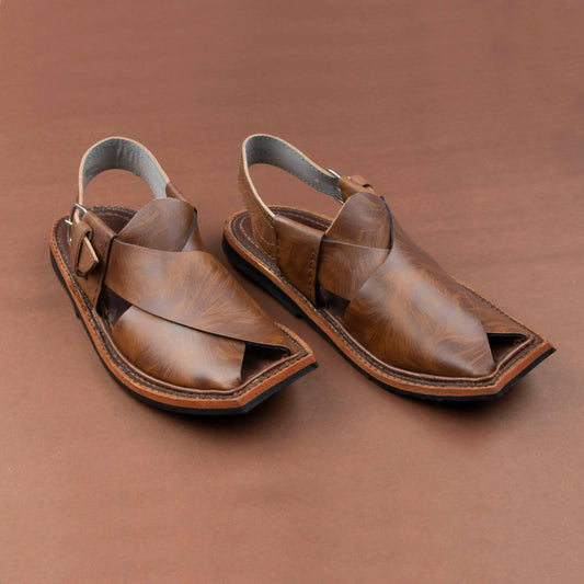 Brown Peshawari Chappal