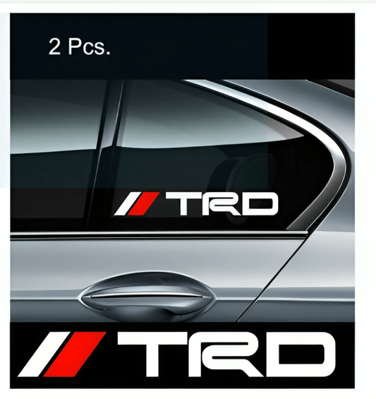 2PCS TRD Car Side Window Stickers For Toyota Corolla CHR Yaris Land Cruiser Fortuner Toyota Corolla Decal Sticker Funny bumper stickers, Toyota, Car sticker design Accessories Sticker Auto Accessories car Accessories - ValueBox