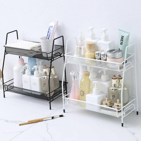 2-Tier Metal Kitchen & Bathroom Rack - ValueBox