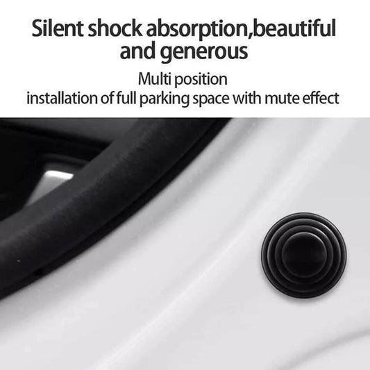 15 pcs Door Shock Absorber Pads Buffer Bumper Pads Shock Absorption Sound Insulation Rubber Black