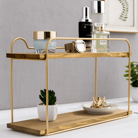 Cosmetics Organizer for Bathroom Bedroom and Kitchen Multi Functional Storage Rack for Perfume Cosmetics - ValueBox