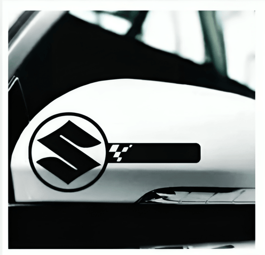 2Pcs Suzuki logo side mirror car sticker good looking for cars