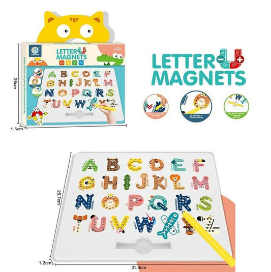 Creative Magnetic Cartoon Alphabets Board - ValueBox