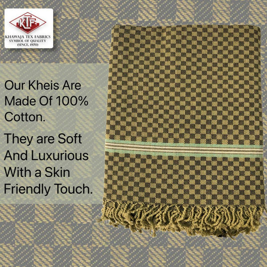 Pure Cotton khais Blanket Throw Khawaja tex fabrics 100% cotton Belgian block Quality stuff kheis - ValueBox