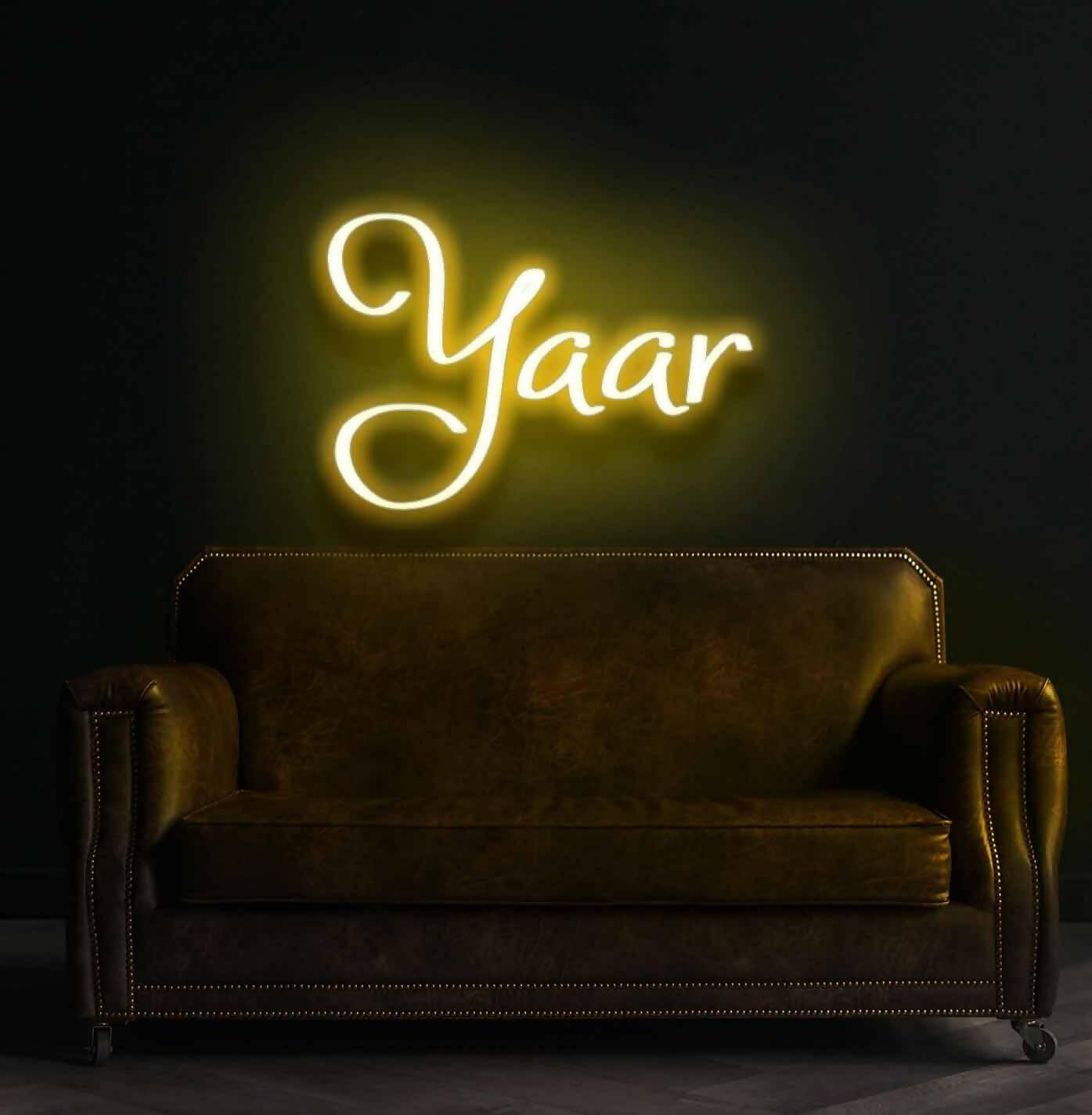 Yaar Neon Sign - ValueBox