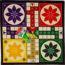 Size 2x2 Ft Ludo Matt Carpet Game Ludo Game Carpet Ludo with large Got Set Foldable and Washable - ValueBox