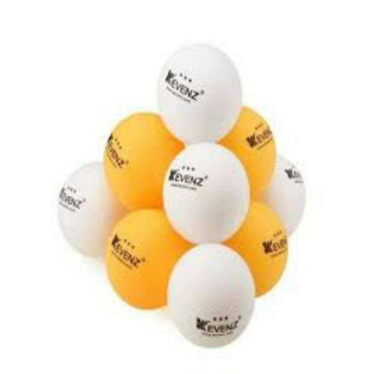 DOUBLE CIRCLE TABLE TENNIS BALLS – 6 PACK – WHITE And Orange