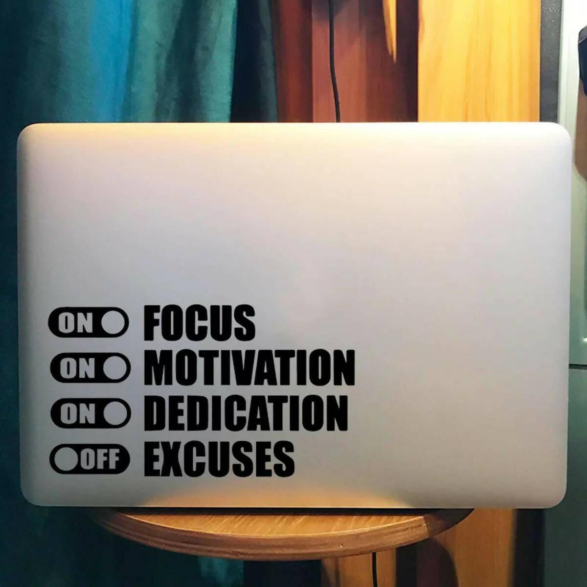 Motivation Quote Switch Vinyl Decal Laptop Sticker, Laptop Stickers by Sticker Studio - ValueBox